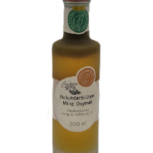Holunderblüten Minz Oxymel