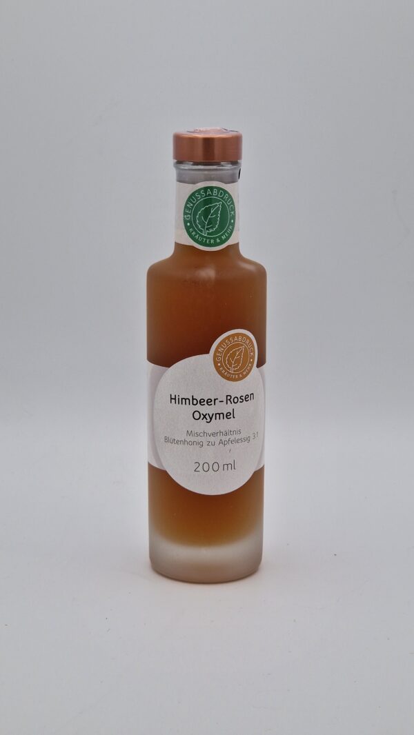 Himbeer-Rosen Oxymel